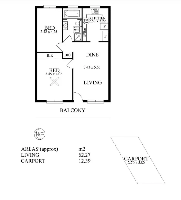 Floorplan of Homely unit listing, 8/11 Kitchener Street, Netherby SA 5062