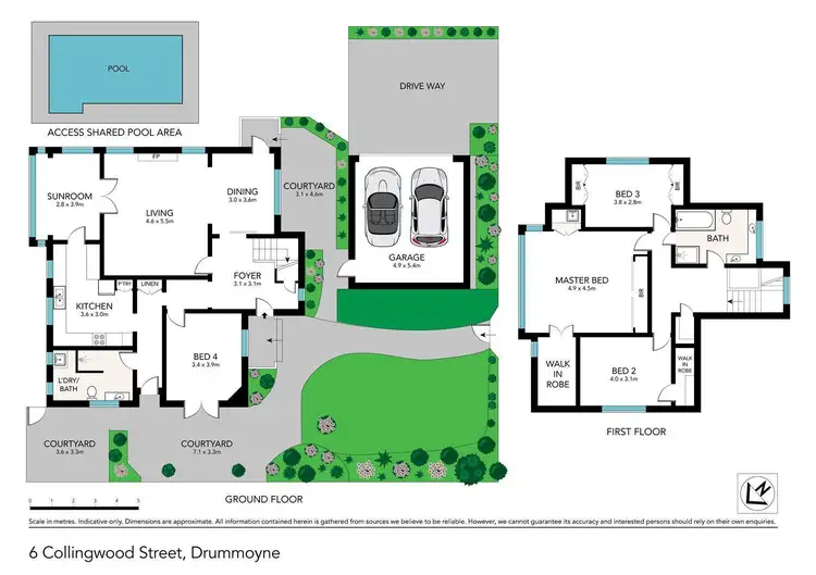 Floorplan of Homely house listing, 6 Collingwood Street, Drummoyne NSW 2047