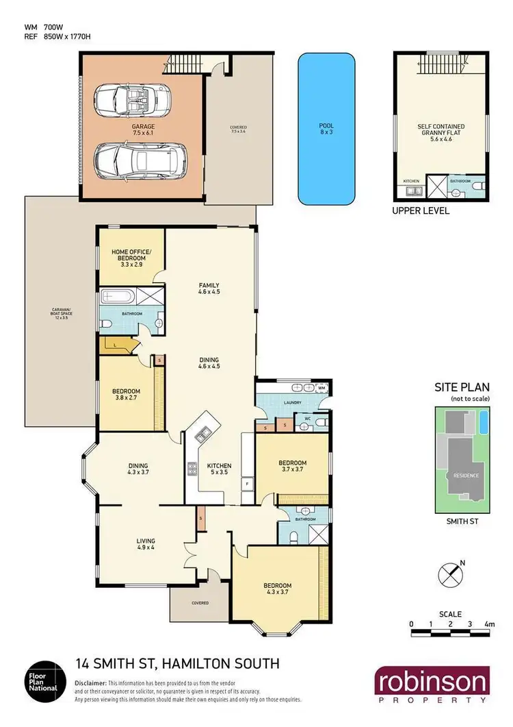 Floorplan of Homely house listing, 14 Smith Street, Hamilton South NSW 2303