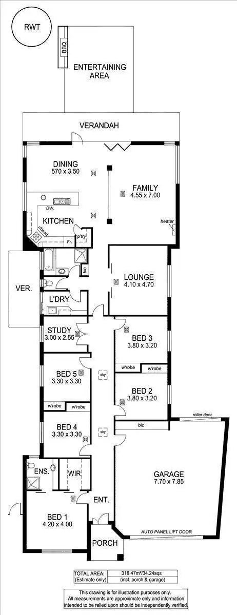Floorplan of Homely house listing, 4 Gosfield Crescent, Hampstead Gardens SA 5086
