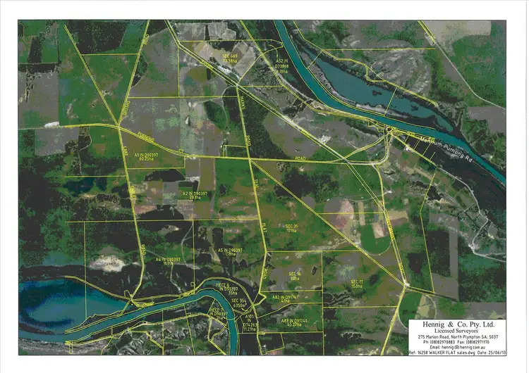 Floorplan of Homely land listing, 82 & 83 Teal Flat Road, Caurnamont SA 5238