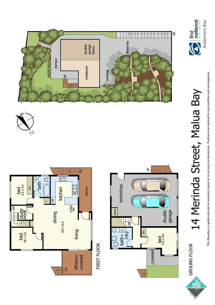 Floorplan of Homely house listing, 14 Merinda Street, Malua Bay NSW 2536