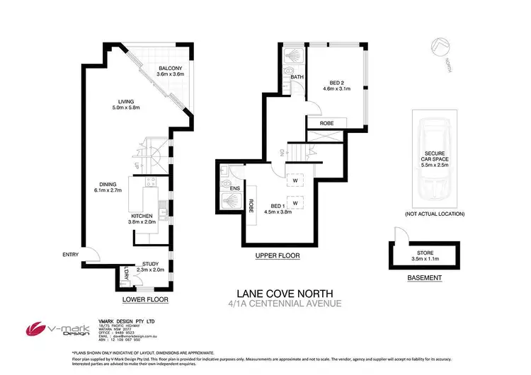 Floorplan of Homely apartment listing, 4/1A Centennial Avenue, Lane Cove NSW 2066