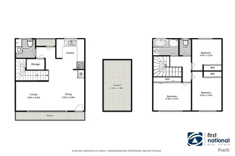 Floorplan of Homely townhouse listing, 3/105 Broughton Street, Campbelltown NSW 2560