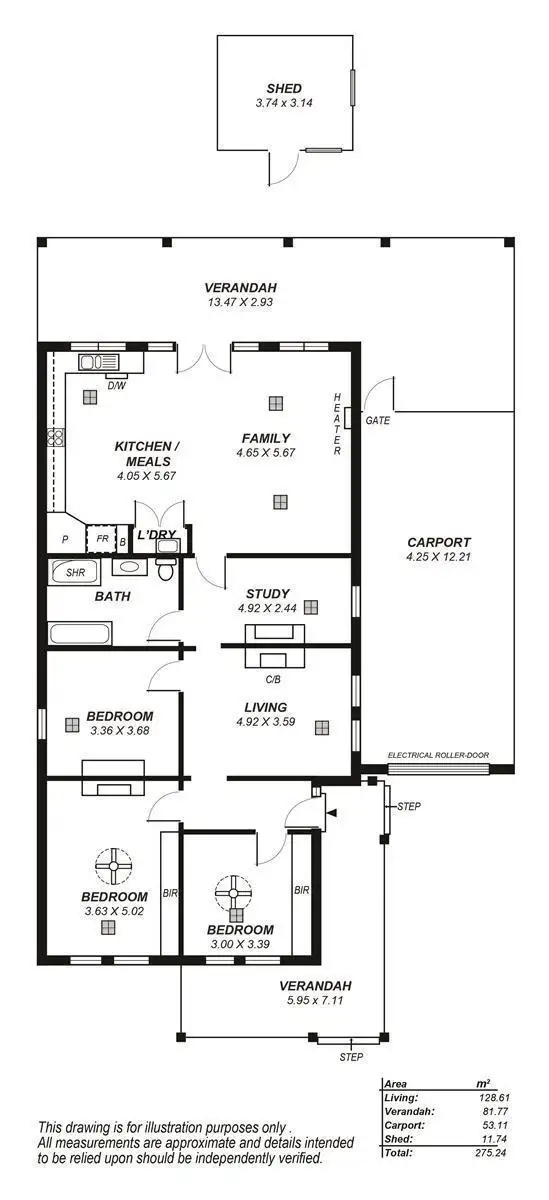 Floorplan of Homely house listing, 62 Sturt Avenue, Colonel Light Gardens SA 5041