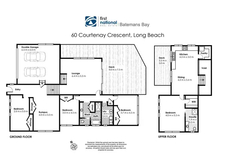 Floorplan of Homely house listing, 60 Courtenay Crescent, Long Beach NSW 2536