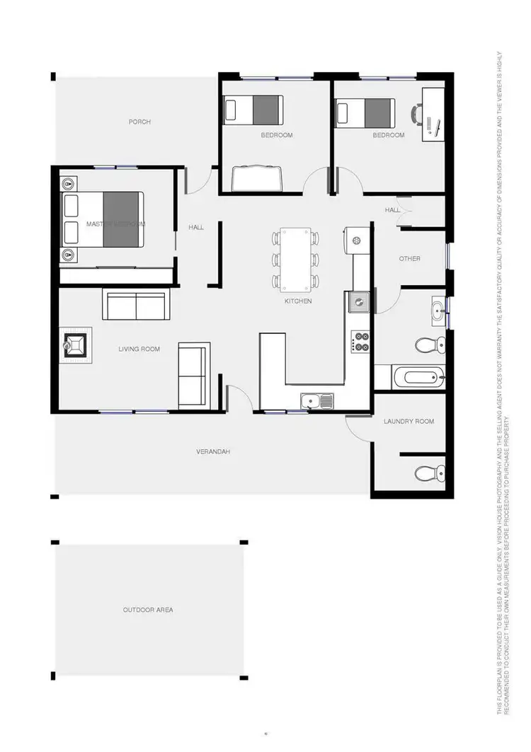 Floorplan of Homely house listing, 57 Eaglesham Street, Mildura VIC 3500