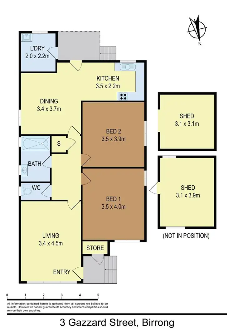 Floorplan of Homely house listing, 3 Gazzard Street, Birrong NSW 2143