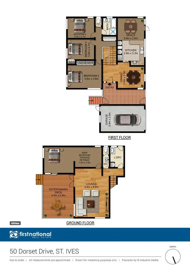 Floorplan of Homely house listing, 50 Dorset Drive, St Ives NSW 2075