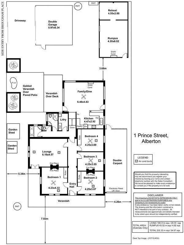 Floorplan of Homely house listing, 1 Prince Street, Alberton SA 5014