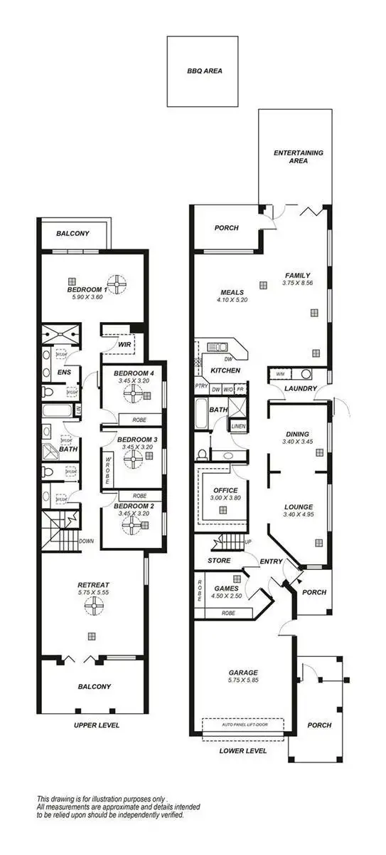 Floorplan of Homely house listing, 18 Farrell Street, Glenelg South SA 5045