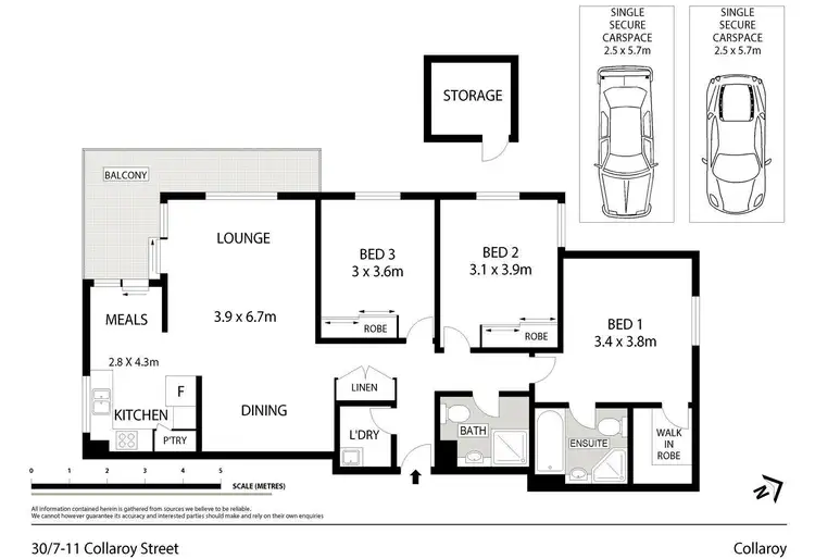 Floorplan of Homely unit listing, 30/7-11 Collaroy Street, Collaroy NSW 2097