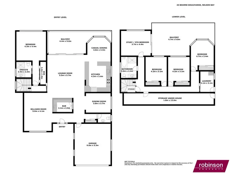 Floorplan of Homely house listing, 20 Bourne Boulevard, Nelson Bay NSW 2315