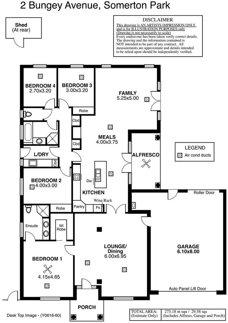 Floorplan of Homely house listing, 2 Bungey Avenue, Somerton Park SA 5044