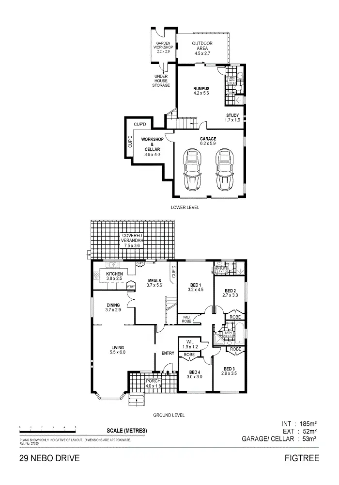 Floorplan of Homely house listing, 29 Nebo Drive, Figtree NSW 2525