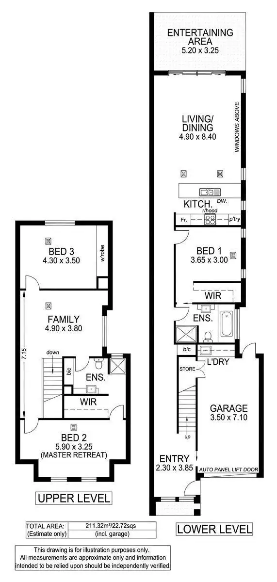 Floorplan of Homely house listing, 24A Winchester Street, Dover Gardens SA 5048