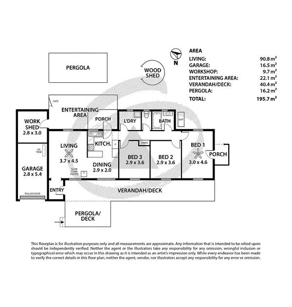 Floorplan of Homely house listing, 2 Male Crescent, Hahndorf SA 5245
