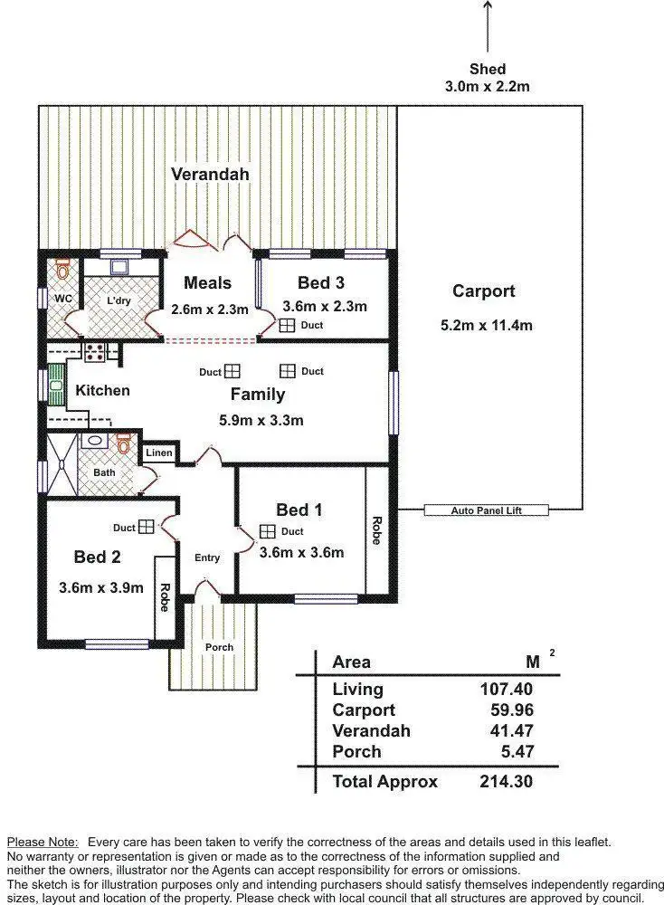 Floorplan of Homely house listing, 10 Masters Avenue, Everard Park SA 5035