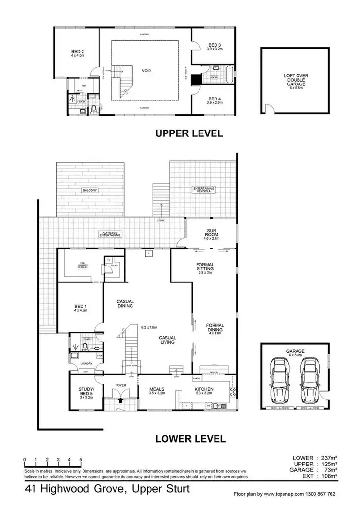 Floorplan of Homely house listing, 41 Highwood Grove, Upper Sturt SA 5156