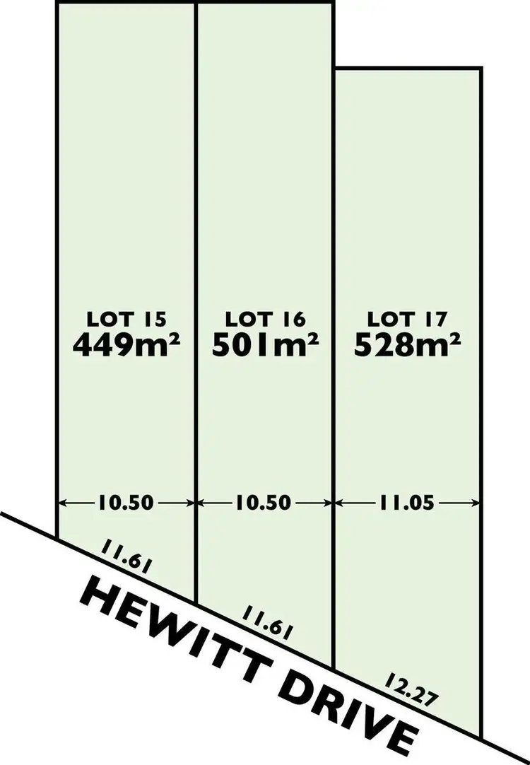 Floorplan of Homely land listing, Lot 16 Hewitt Drive, Mclaren Vale SA 5171