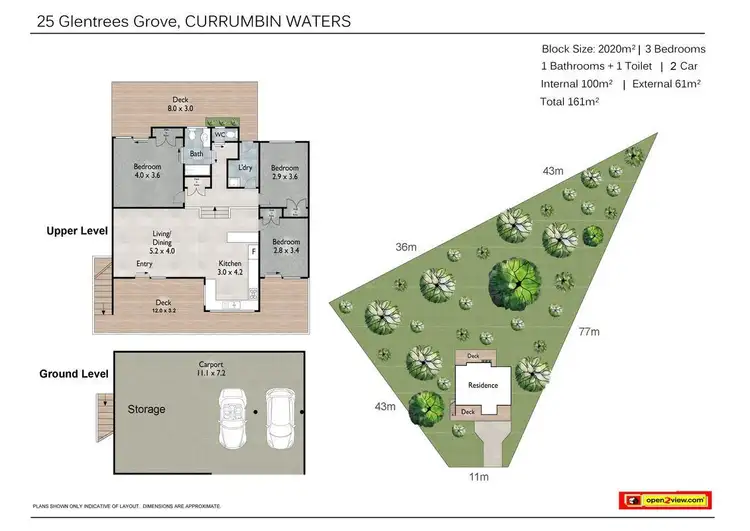 Floorplan of Homely house listing, 25 Glentrees Grove, Currumbin Waters QLD 4223