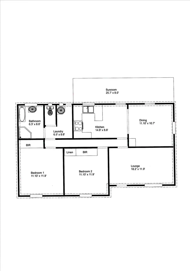 Floorplan of Homely house listing, 2 Dalrymple Terrace, Stansbury SA 5582