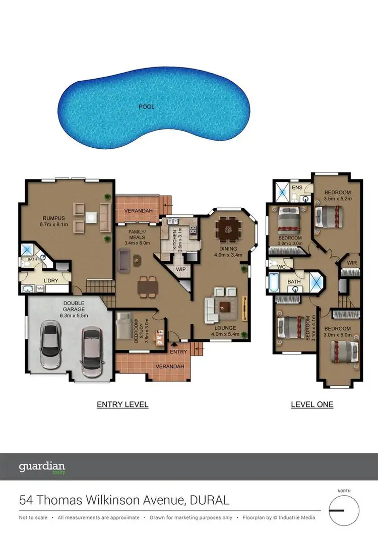 Floorplan of Homely house listing, 54 Thomas Wilkinson Avenue, Dural NSW 2158