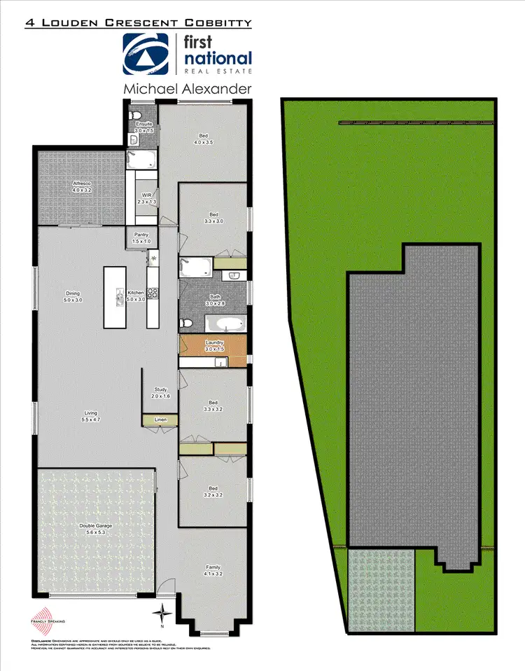 Floorplan of Homely house listing, 4 Loudon Crescent, Cobbitty NSW 2570