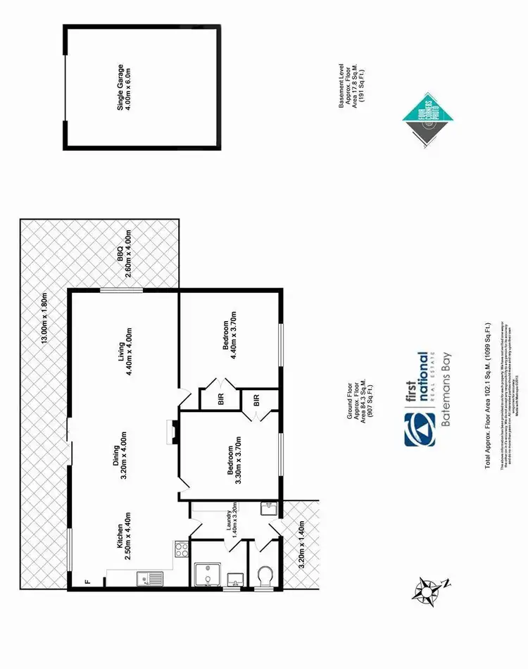 Floorplan of Homely house listing, 55 Fauna Avenue, Long Beach NSW 2536