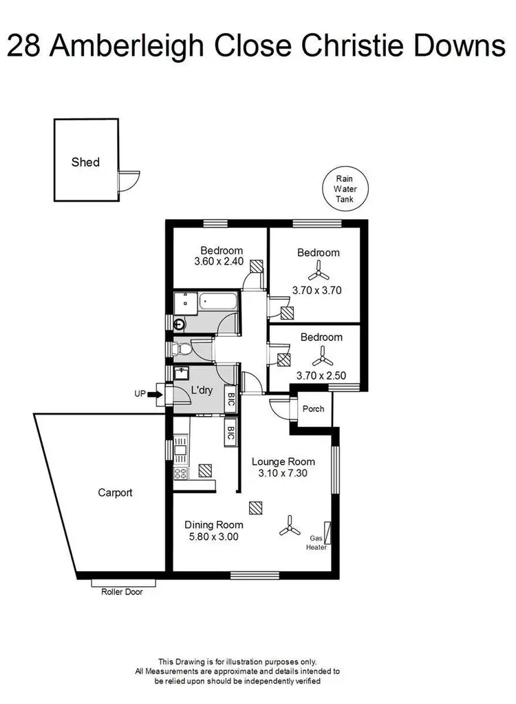 Floorplan of Homely house listing, 28 Amberleigh Close, Christie Downs SA 5164