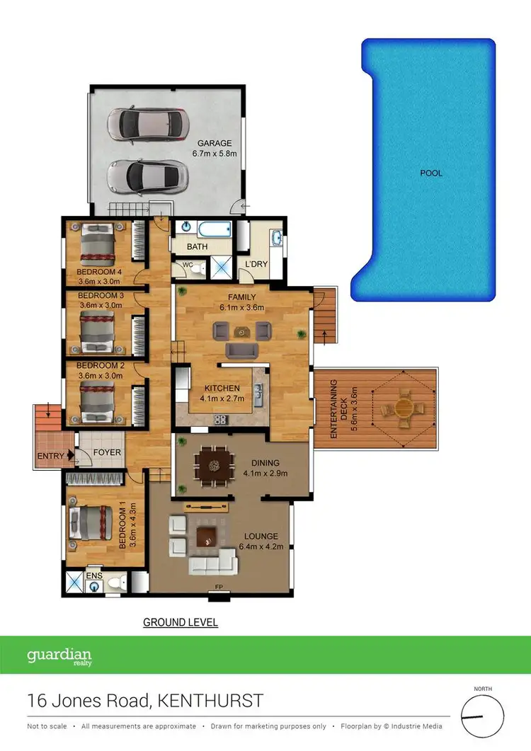 Floorplan of Homely house listing, 16 Jones Road, Kenthurst NSW 2156