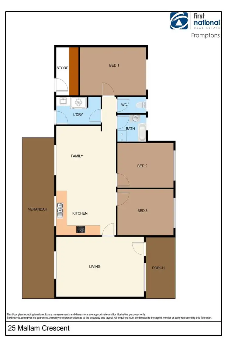 Floorplan of Homely house listing, 26 Mallam Crescent, Sadadeen NT 870
