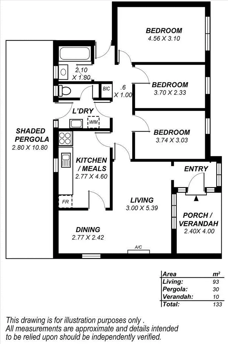 Floorplan of Homely house listing, 20 Bedchester Road, Elizabeth North SA 5113