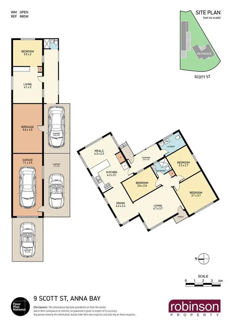 Floorplan of Homely house listing, 9 Scott Street, Anna Bay NSW 2316