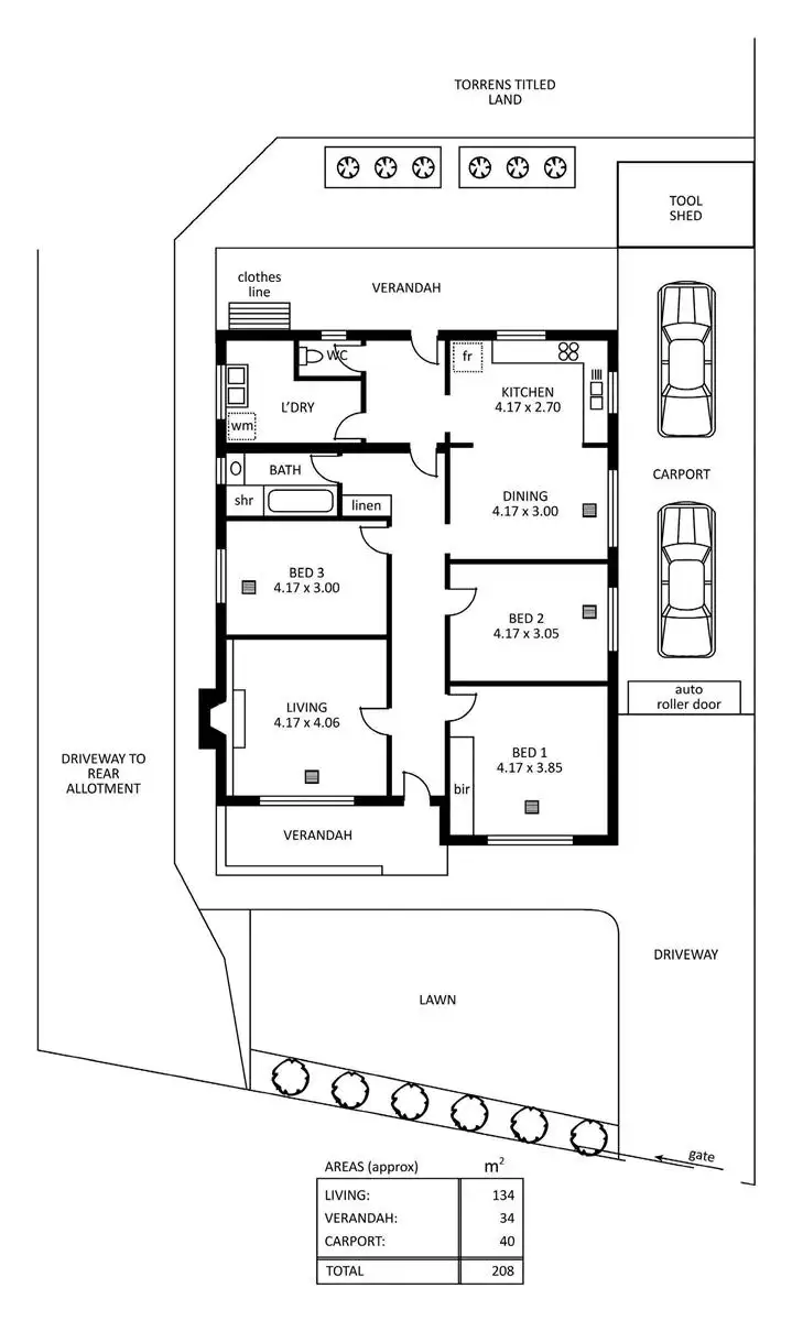 Floorplan of Homely house listing, 11 Wattle Avenue, Dry Creek SA 5094