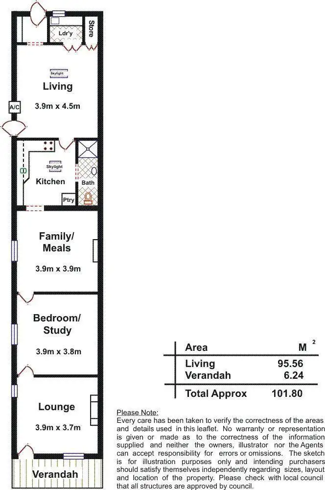 Floorplan of Homely house listing, 9 Edward Street, Adelaide SA 5000
