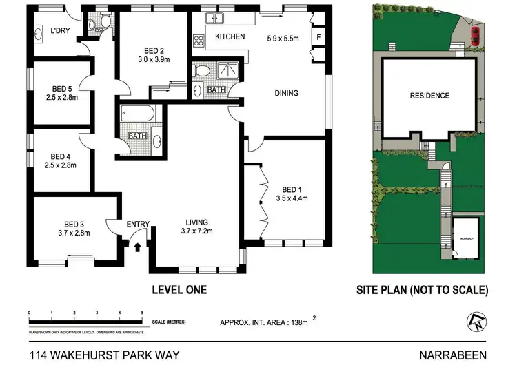 Floorplan of Homely house listing, 114 Wakehurst Parkway, Elanora Heights NSW 2101