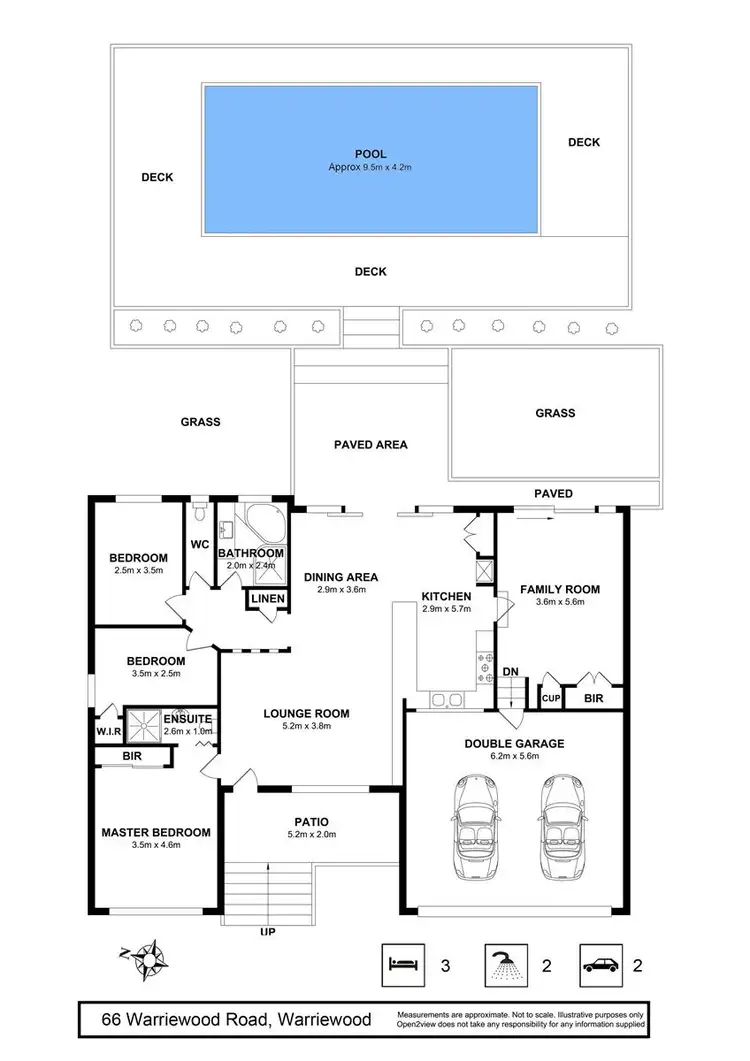 Floorplan of Homely house listing, 66 Warriewood Road, Warriewood NSW 2102