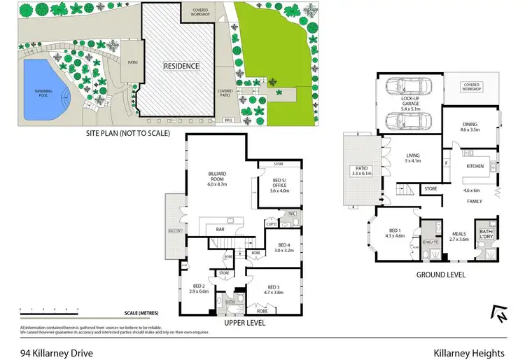Floorplan of Homely house listing, 94 Killarney Drive, Killarney Heights NSW 2087