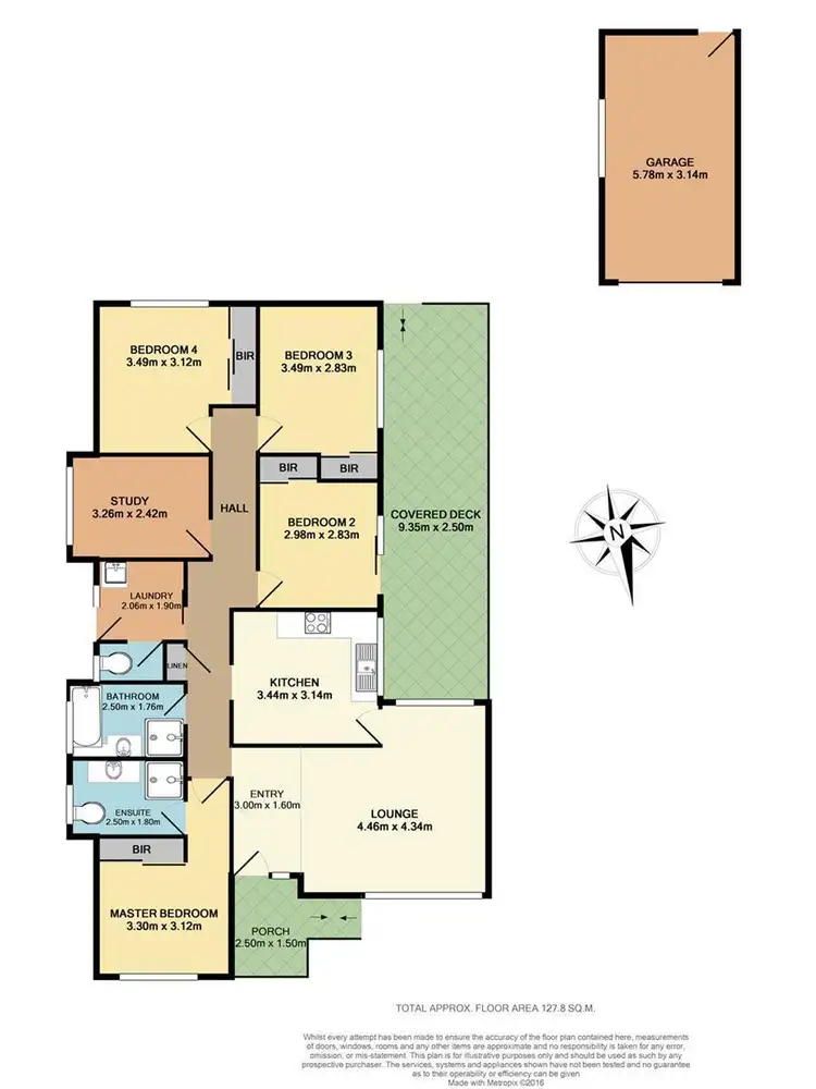 Floorplan of Homely house listing, 14 Renown Avenue, Shoalhaven Heads NSW 2535