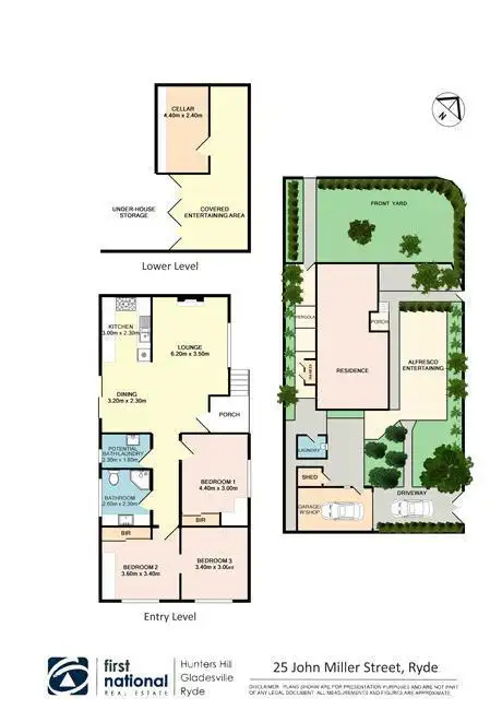 Floorplan of Homely house listing, 25 John Miller Street, Ryde NSW 2112