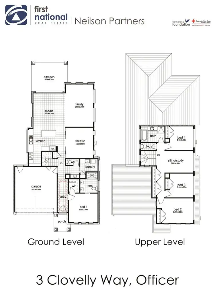Floorplan of Homely house listing, 3 Clovelly Way, Officer VIC 3809
