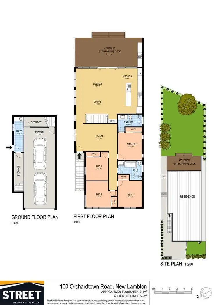 Floorplan of Homely house listing, 100 Orchardtown Road, New Lambton NSW 2305