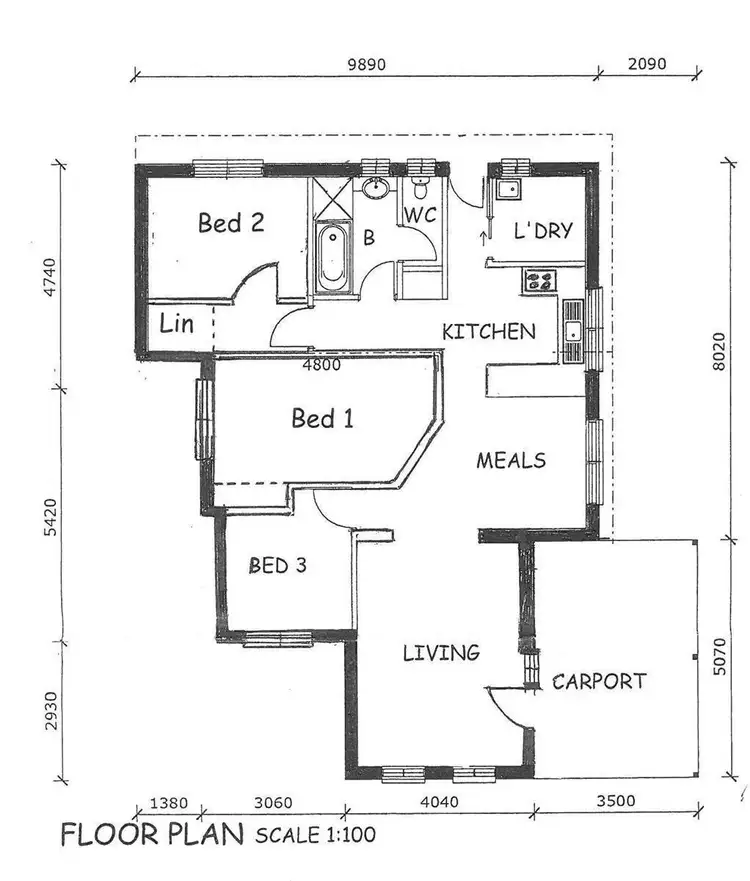 Floorplan of Homely house listing, 23 St Clair Avenue, Para Hills SA 5096