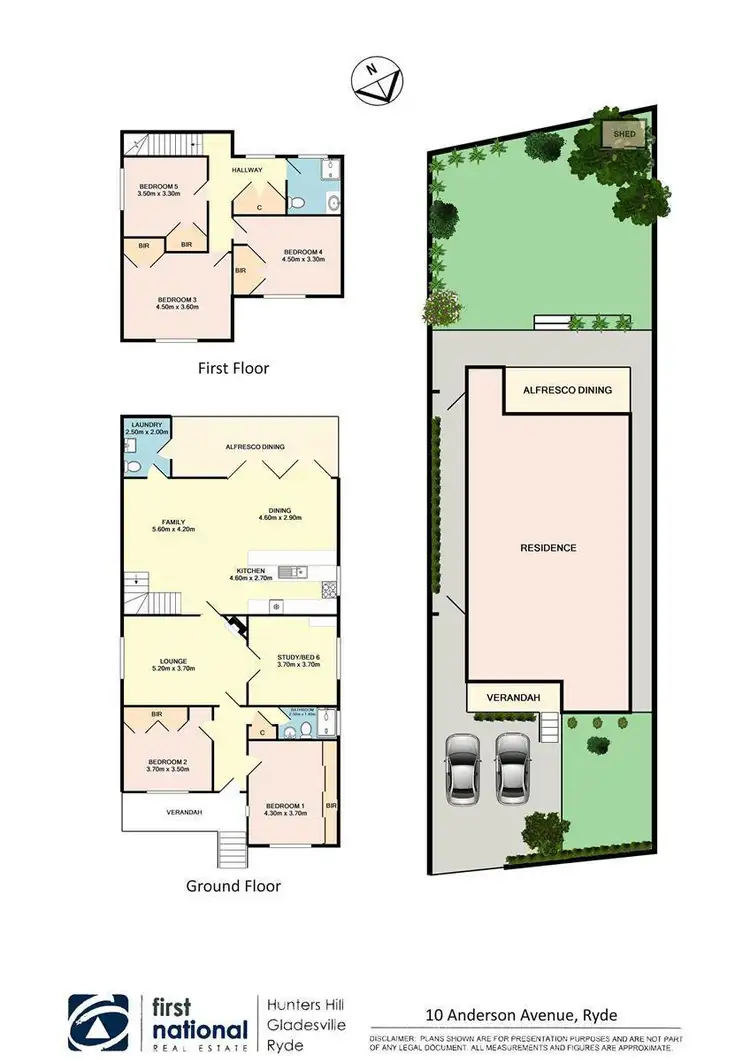 Floorplan of Homely house listing, 10 Anderson Avenue, Ryde NSW 2112