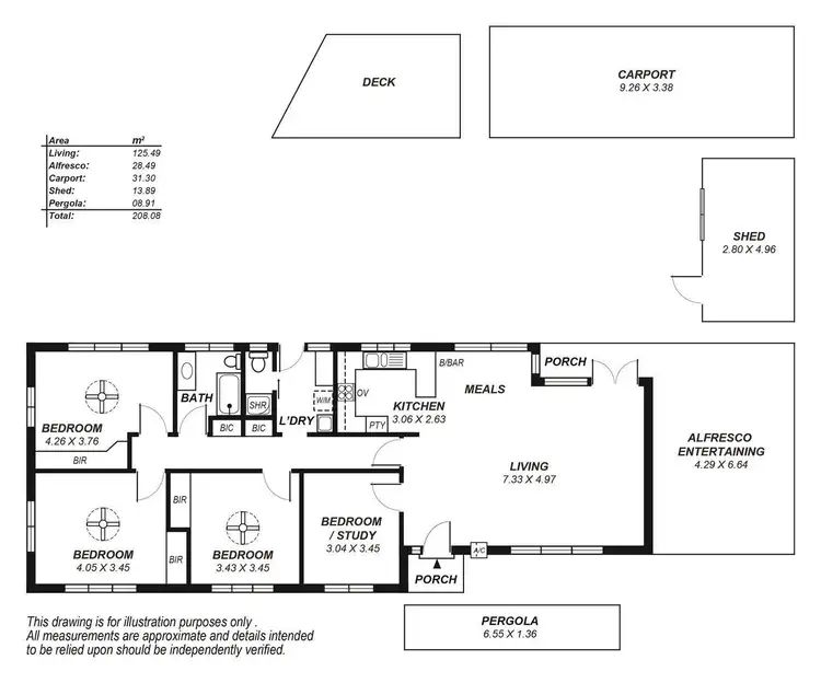 Floorplan of Homely house listing, 6 Burnell Drive, Belair SA 5052