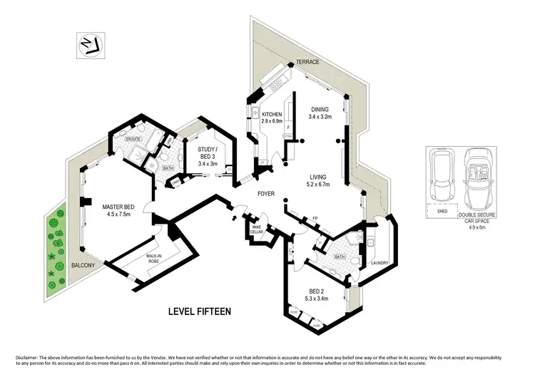 Floorplan of Homely apartment listing, 45/53 Osborne Road, Manly NSW 2095