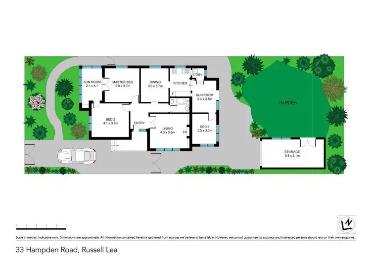 Floorplan of Homely house listing, 33 Hampden Road, Russell Lea NSW 2046