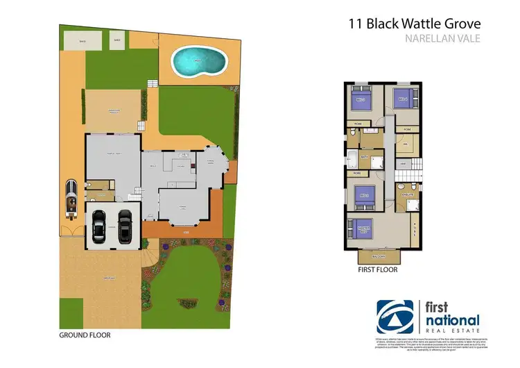Floorplan of Homely house listing, 11 Black Wattle Grove, Narellan Vale NSW 2567