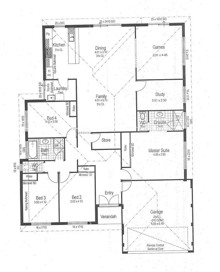 Floorplan of Homely house listing, 13 Aulini Drive, Bedfordale WA 6112